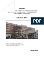 Plan de Trabajo PIP Rayos X Hospital María Auxiliadora