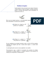 Matemática - Trigonometria - Medidas de Ângulos