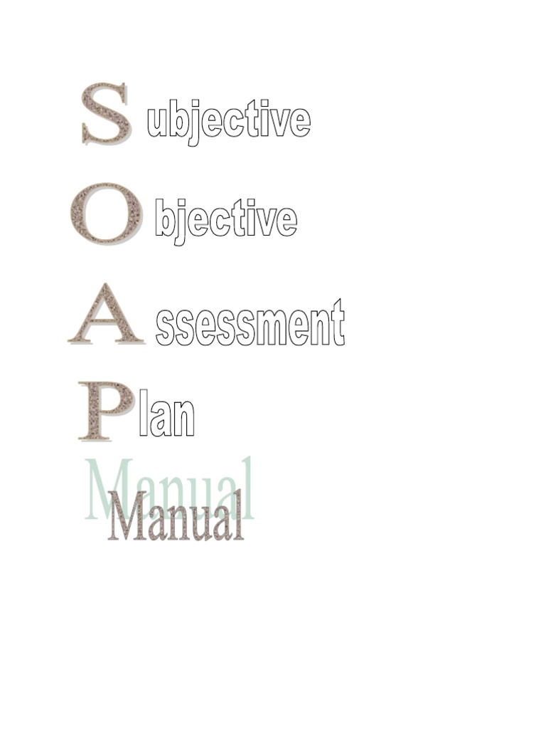 How To Write A SOAP Note | PDF | Science & Mathematics