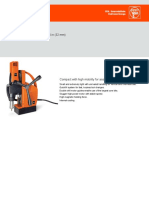 JCM 125 Q: Magnetic Base Drill Up To 1 1/4 in (32 MM)