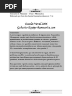 Matemática - Prova Resolvida - Rumo ao ITA Resolve Matemática 2006