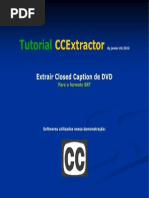 Tutorial CCExtractor Extrair Closed Caption DVD para.SRT
