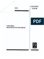 ANDAMIOS REQUISITOS DE SEGURIDAD COVENIN 2116-84.pdf