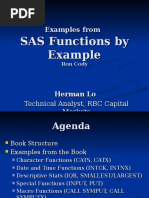 SAS Functions by Example - Herman Lo