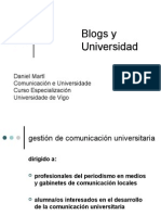 blogs  y universidad