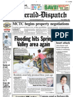 Front Page - The Herald-Design, July 18, 2009