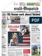 Front Page - The Herald-Dispatch, June 6, 2009