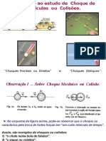 Introdução Estudo Choque Partículas