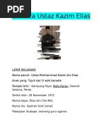 Download Biodata Ustaz Kazim Elias by zamrina binti ahmad SN297258466 doc pdf