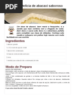 Copie a Receita de Delícia de Abacaxi Saboroso - Receitas Supreme