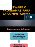 Software o Programas Para La Computadora