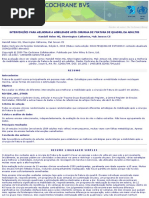 Intervenção Para Melhorar a Mobilidade Apos Cirurgia de Fratura de Quadril a Adulto