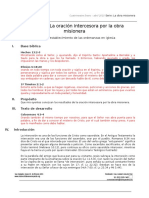 Tema 8 - La Oracion e Intercesion en La Obra Misionera 23 Febrero 2015