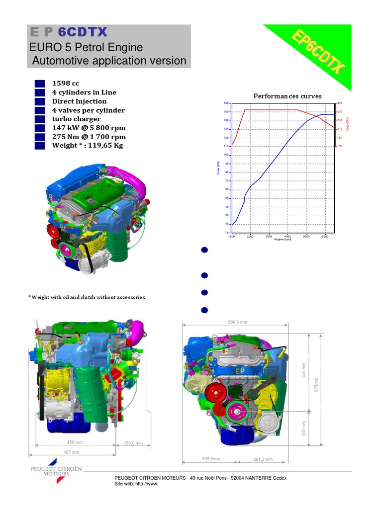 EP6CDTX Engine Technical Overview | PDF