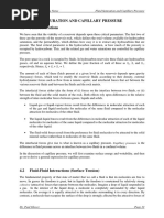 Fluid Saturation and Capillary Pressure