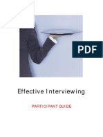 Effective Interviewing - Participant Guide 07-1