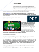 Tips dan Kiat Main Poker Online