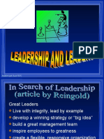 Leaders and Leadership