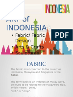 ART of Indonesia: - Fabric/ Fabric Design - Arts & Crafts - Sculptures