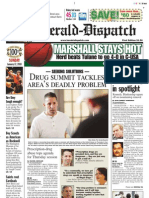 Front Page - The Herald-Dispatch, Jan. 17, 2010
