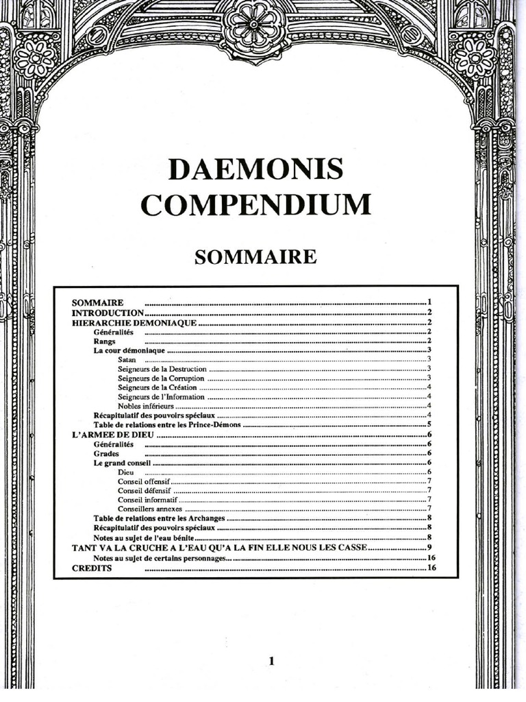 INS / MV - Daemonis Compendium 1990