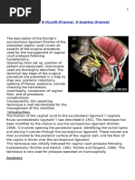 Anterior Repair and Kelly Plication | PDF | Vagina | Surgical Specialties