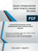 Dasar Peningkatan Daya Pengeluaran Negara (Pembentangan)