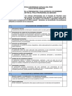 Lineamientos para Evaluacion de Grado Con Expediente. PUCP PDF