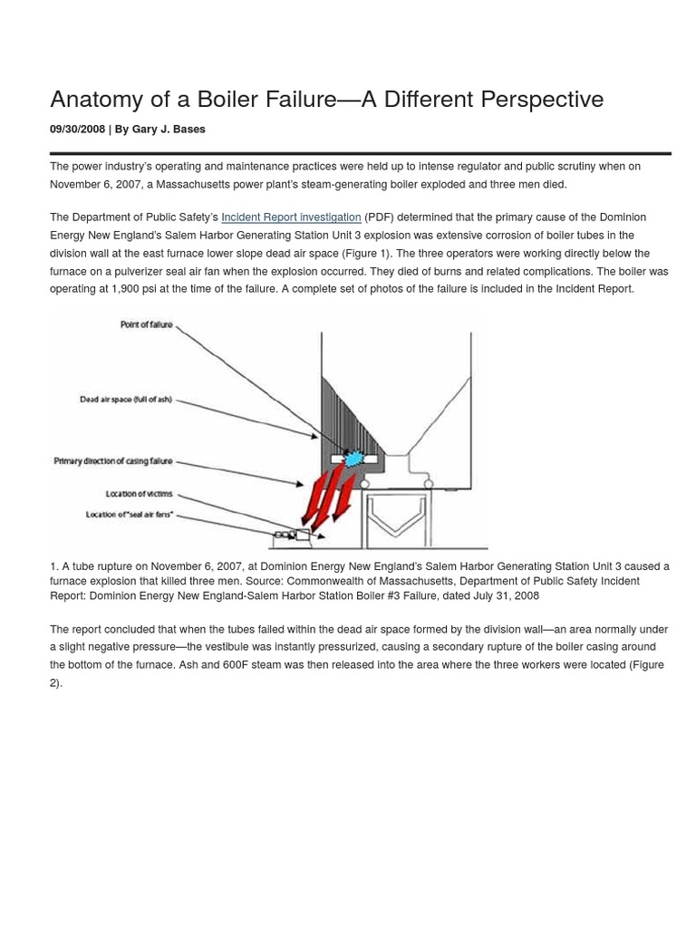Boiler Failure: Causes and Insights | PDF | Refractory | Boiler
