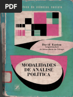 EASTON, David. (Org.) - Modalidades de Análise Politica