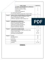 Index: SR .No. Topic Name Page No. Universal View of Performance Appraisal