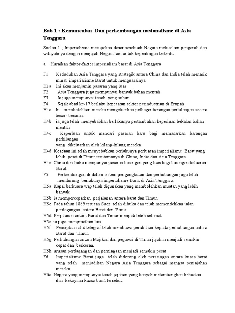 Soalan Sejarah