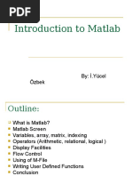 Introduction to Matlab