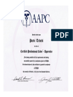 Aapc Certificate
