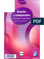 Écouter Et Comprendre, La France Au Quotidien (PUG) PDF