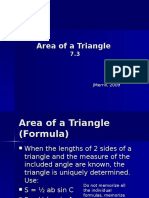 Find the Area of Triangles Using Sine Rule