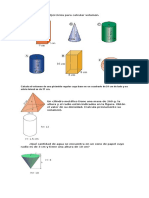 Ejercicios para Calcular Volumen