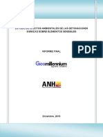 Estudio de Efectos Ambientales de Las Detonaciones Sismicas Sobre Elementos Sensibles PDF