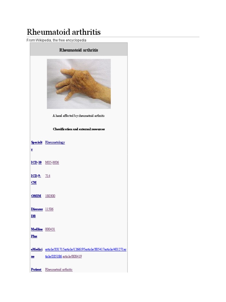 RHEUMA WIKIPEDIA intelligence overview