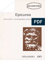 Epicur, Diogenes Din Oinoanda - Epicurea
