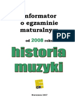 Historia muzyki