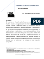 La Angustia en La Doctrina Del Psicoanal