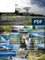 Ecosistemas y Pisos Zoogeográficos Del Ecuador