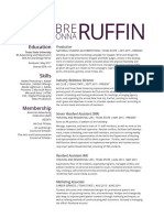 Ruffinbreonna Resume