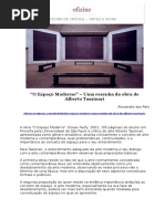 O Espaço Moderno-Tassinari - Resenha Por Alexandre Dos Reis
