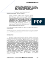 Prodn Sugars OPEFB Cellulase Ethanol