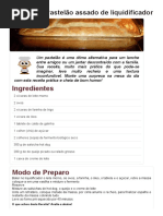 Copie a Receita de Pastelão Assado de Liquidificador - Receitas Supreme