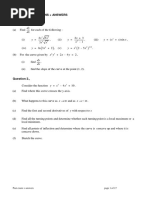 Past Exam Questions + Answers Question 1,.: Dy DX X X y X X X y X y X X X