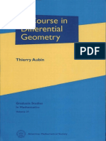 A Course in Differential Geometry Thierry Aubin