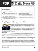 UN Daily News - 29 January 2016